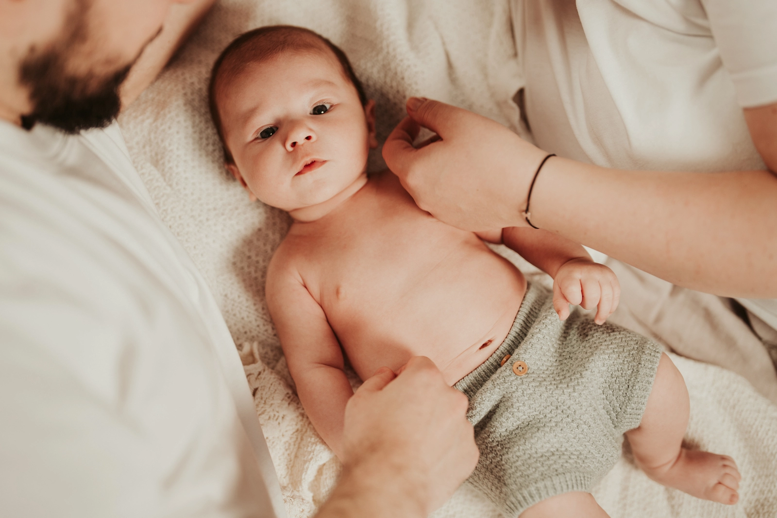 Newborn focení Ostrava v ateliéru