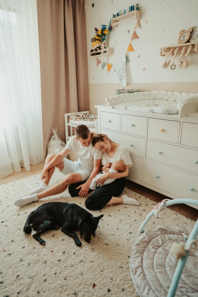Lifestyle newborn focení Praha