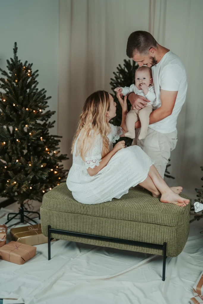 Vánoční focení na pohovce Bro