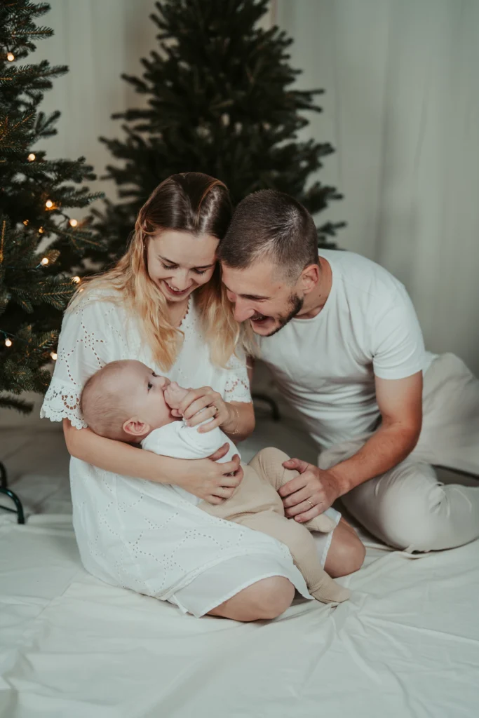 Vánoční focení se stromečky