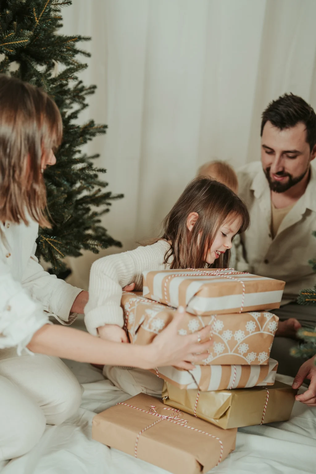 Vánoční fotka rodinka