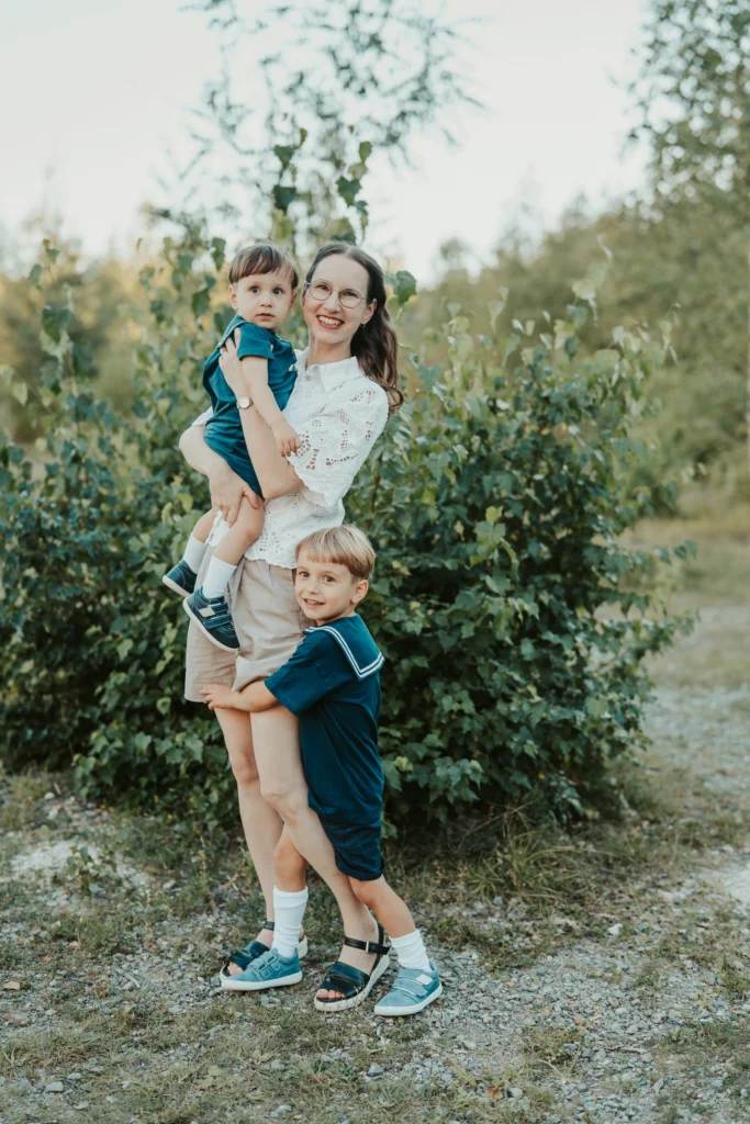 Rodinná fotka matka s dětmi Ostrava