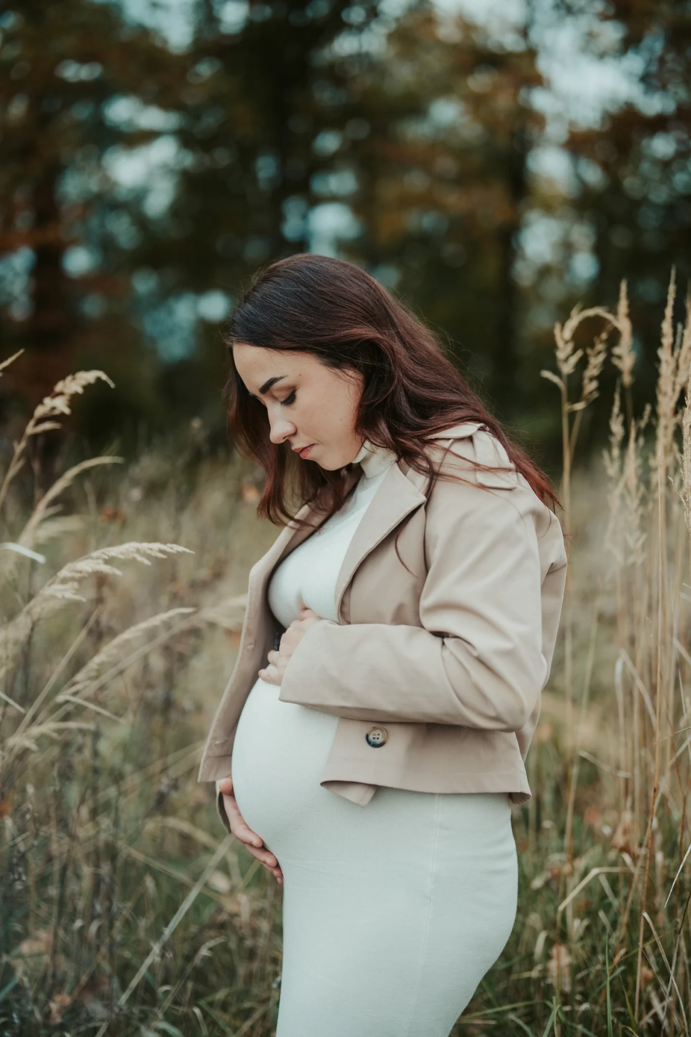 Těhotenské focení Opava v přírodě