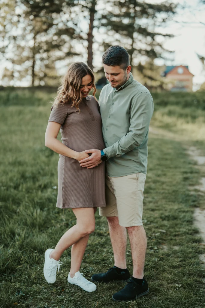 Těhotenské focení venku Opava